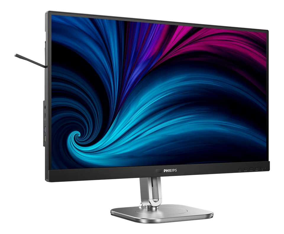 Philips 27" QHD IPS Business Monitor, 120HzUSB-C, Speaker, Height, Pivot, Swivel, Tilt, 4YR Wty