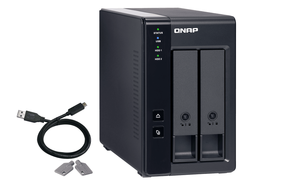 QNAP TR-002 2-BAY DAS EXPANSION UNIT NO DISK