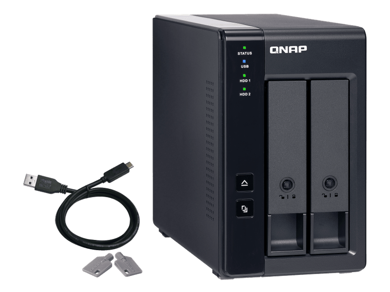 QNAP TR-002 2-BAY DAS EXPANSION UNIT NO DISK