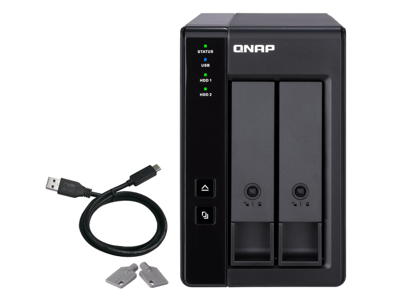 QNAP TR-002 2-BAY DAS EXPANSION UNIT NO DISK