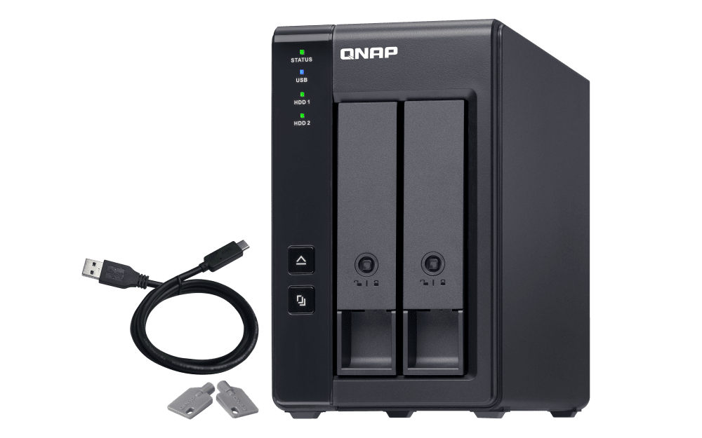 QNAP TR-002 2-BAY DAS EXPANSION UNIT NO DISK