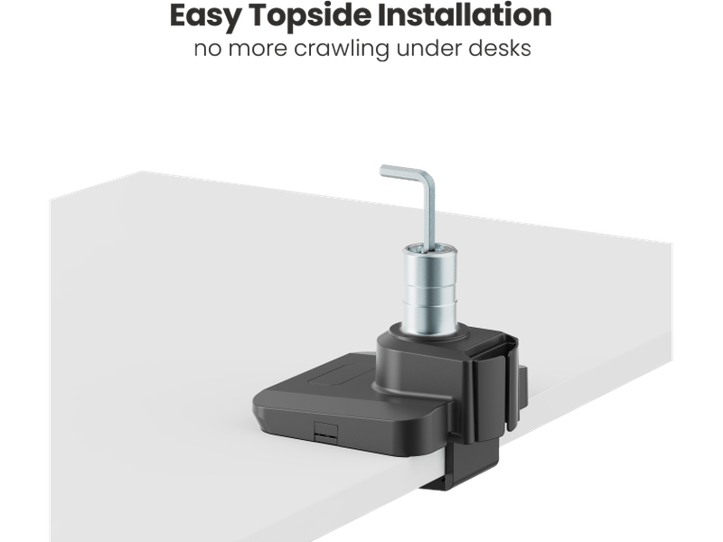 Brateck Fabulous Pole-Mounted Gas Spring Dual Monitor Arm Fit Most 17"-35" Monitors, Up to 20kg per screen VESA 75x75/100x100 Fine Texture Black
