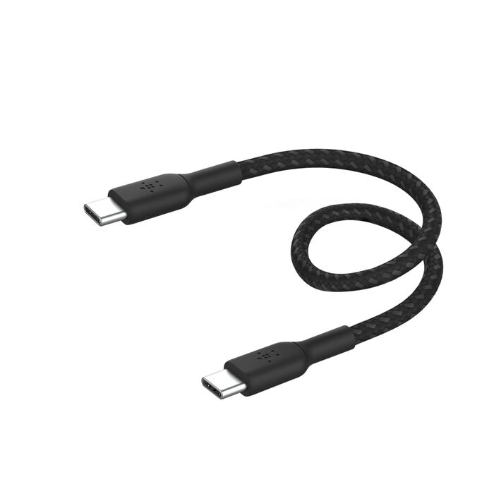 Belkin BoostCharge Braided USB-C to USB-C Cable 0.15M - Black
