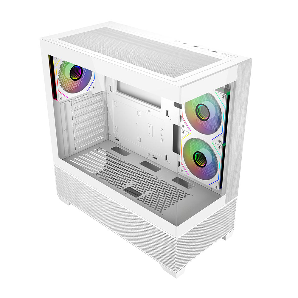 Cooler Master Elite 690 Wood Case - White