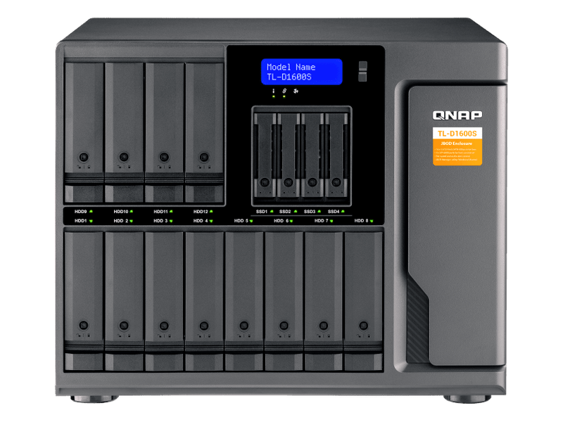QNAP TL-D1600S 16-bay desktop SATA JBOD expansion unit