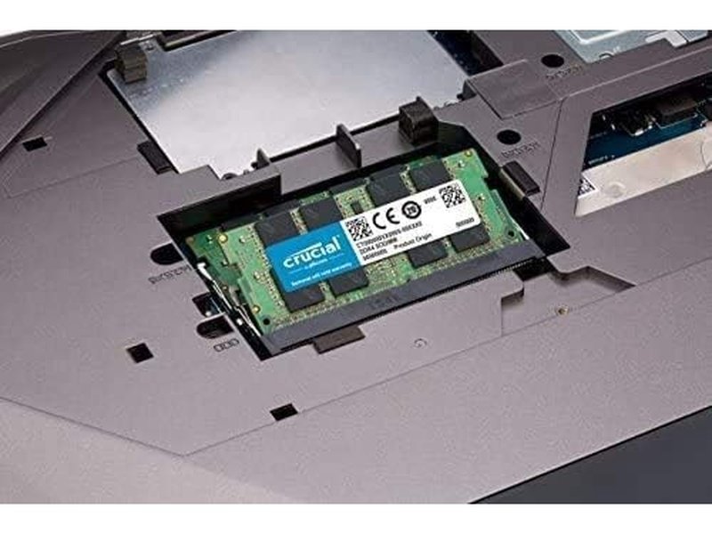 Crucial 8GB 1x8GB DDR4 SODIMM 3200MHz CL22 1.2V Notebook Memory