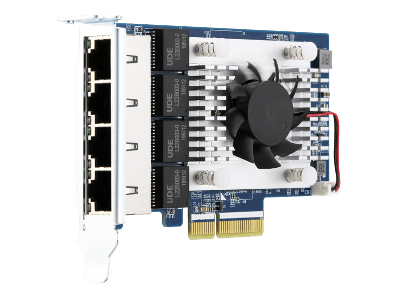 QNAP Quad-port 5GbE multi-Gig expansion card