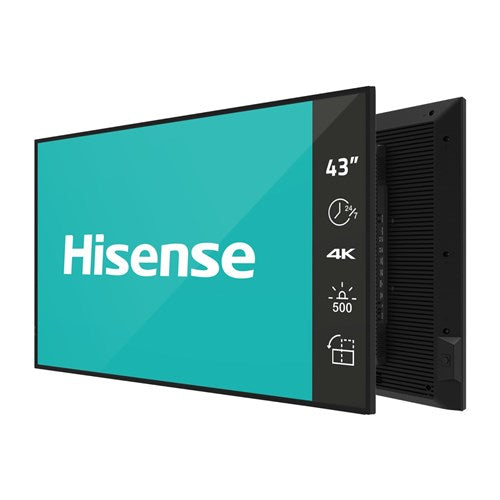 Hisense 43DM66D 43" 4K UHD 500nits 24/7 Digital Signage Display