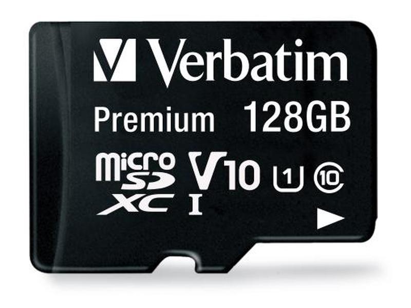 Verbatim Micro SDXC 128GB Class 10 UHS-I with Adaptor