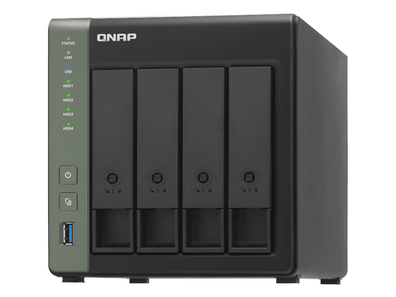 QNAP 4 Bay Turbo NAS Alpine AL-214 Quad Core 1.7GHz CPU 2GB RAM