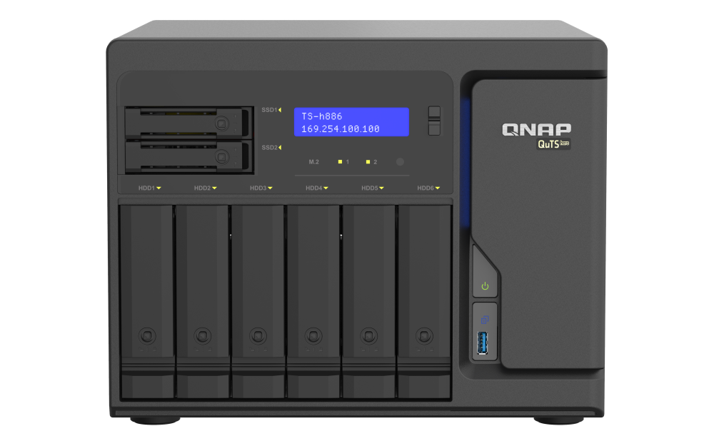 QNAP TS-h886-D1602-8G 8-Bay QuTS hero NAS