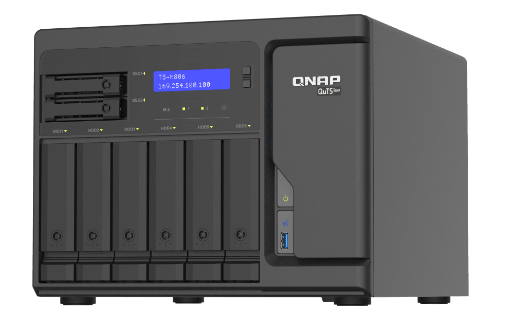 QNAP TS-h886-D1602-8G 8-Bay QuTS hero NAS