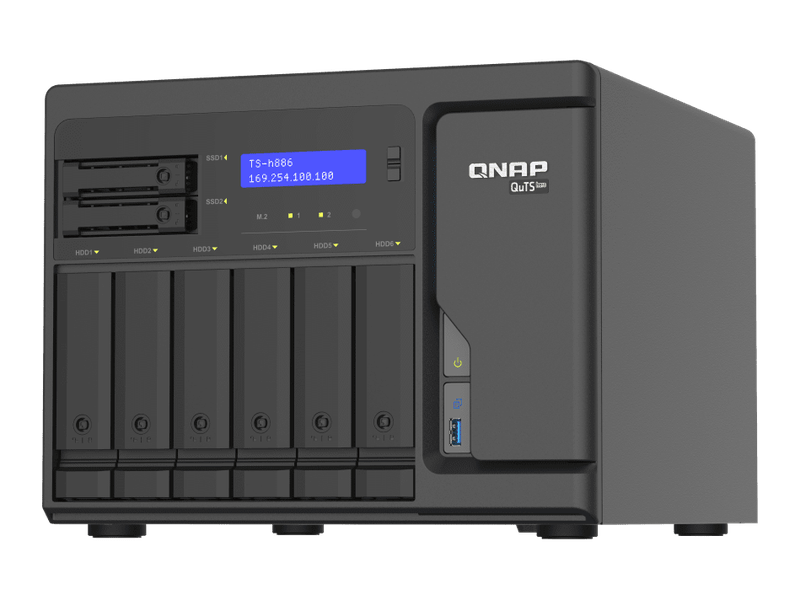 QNAP TS-h886-D1602-8G 8-Bay QuTS hero NAS