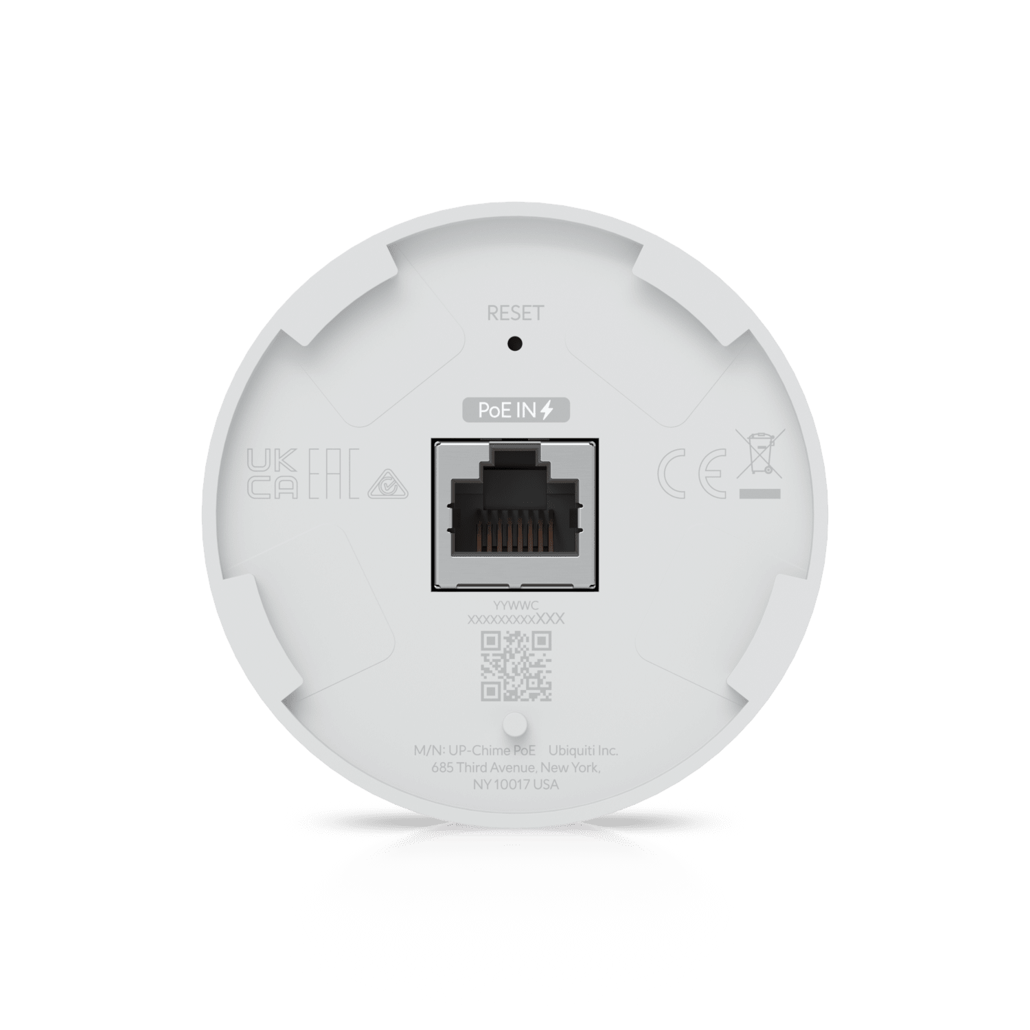 Ubiquiti PoE Smart Chime, PoE Plug-and-play Notification Device, Designed To Pair with a UniFi Doorbell or Door Access Hub