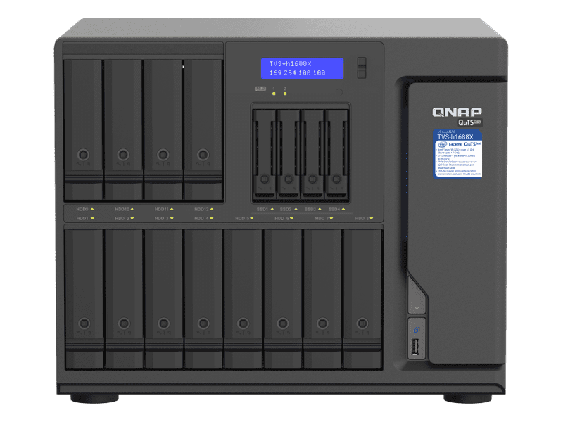 QNAP 16-Bay Diskless NAS Xeon W-1250 6-Core 32GB RAM