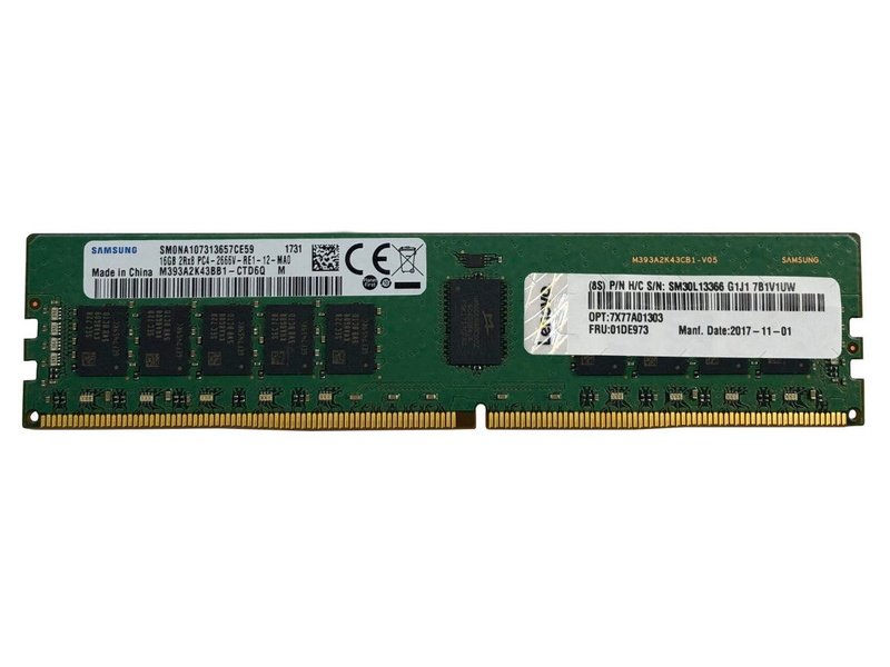 Lenovo Thinksystem 16GB PC4 DDR4-2400MHz 2Rx4 RDIMM Registered ECC Memory