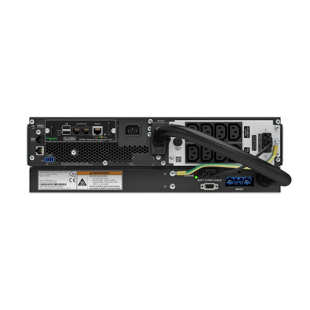 APC Smart-UPS On-Line, 1000VA, Rackmount 3U UPS with Network Card