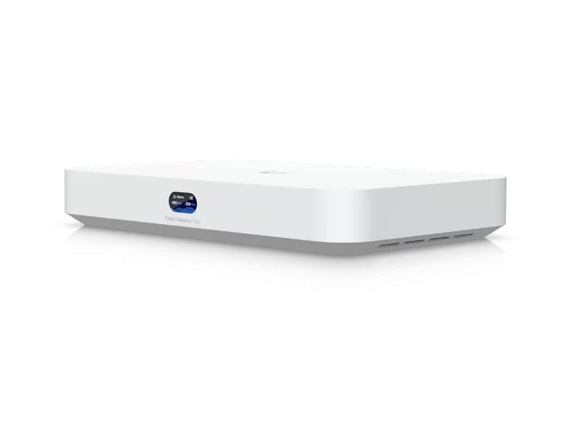 Ubiquiti UCG-FIBER Cloud Gateway Fiber,UCG-Fiber, Desktop 10G Cloud Gateway,Integrated PoE Switch,Selectable NVR Storage,Full UniFi Application Support
