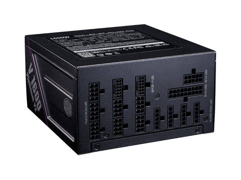 Cooler Master V 1600W Platinum, ATX, 135mm Fan, Modular Cable, 12-Year Warranty
