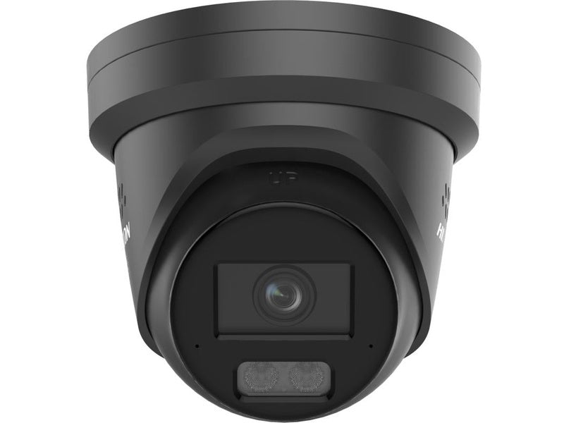 Hikvision ColorVu 3.0 2CD23 67G3-LI2U-Sl 6MP Black Strobe Audio Turret, 2.8mm, Mic, 3Yr