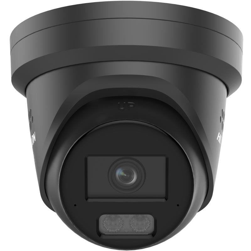 Hikvision ColorVu 3.0 2CD23 87G3-LI2U-Sl 8MP Black Strobe Audio Turret, 2.8mm, Mic, 3Yr