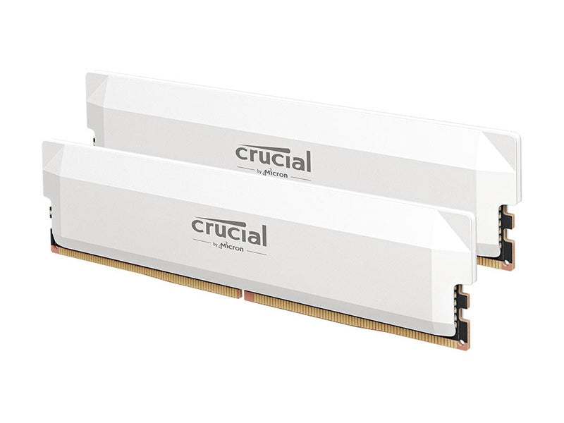 Crucial Pro OC 32GB Kit 2x16GB DDR5-6400 UDIMM CL38 White