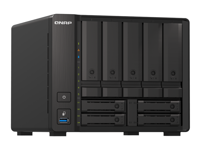 QNAP TS-h973AX-8G9-bay NAS AMD Ryzen V1500B 4C 8T 2.2GHz 8GB