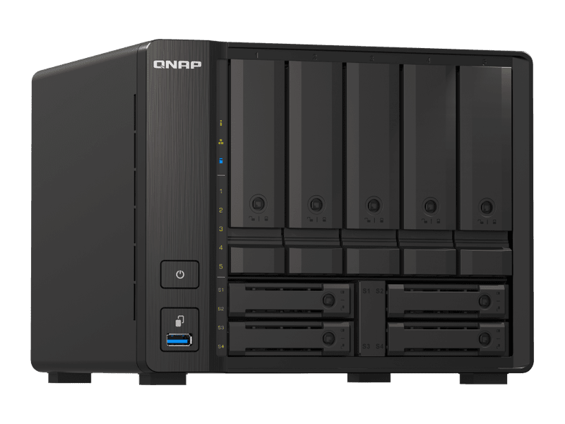 QNAP TS-h973AX-8G9-bay NAS AMD Ryzen V1500B 4C 8T 2.2GHz 8GB