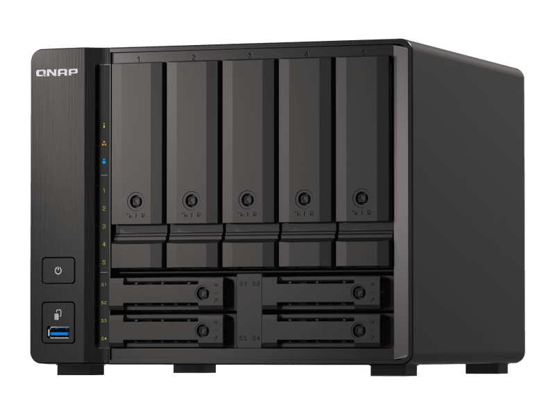 QNAP TS-h973AX-8G9-bay NAS AMD Ryzen V1500B 4C 8T 2.2GHz 8GB