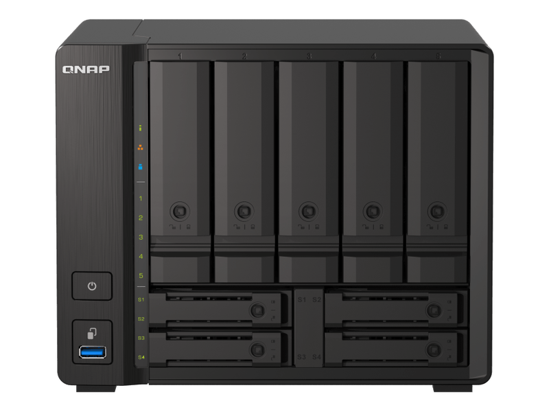 QNAP TS-h973AX-8G9-bay NAS AMD Ryzen V1500B 4C 8T 2.2GHz 8GB