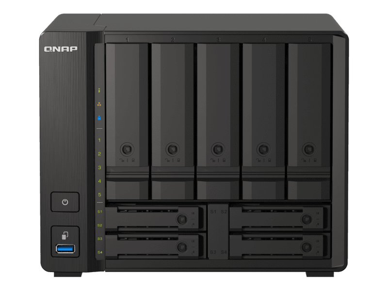 QNAP TS-h973AX-8G9-bay NAS AMD Ryzen V1500B 4C 8T 2.2GHz 8GB