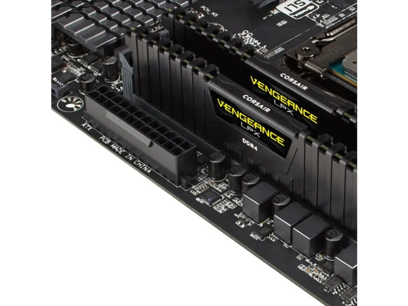 Corsair Vengeance LPX 32GB 2x16GB DDR4 DRAM DIMM 2666MHz Unbuffered 16-18-18-35 Black Heat spreader 1.2V XMP 2.0