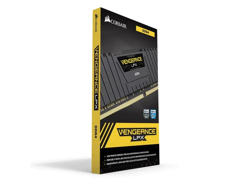 Corsair Vengeance LPX 32GB 2x16GB DDR4 DRAM DIMM 2666MHz Unbuffered 16-18-18-35 Black Heat spreader 1.2V XMP 2.0
