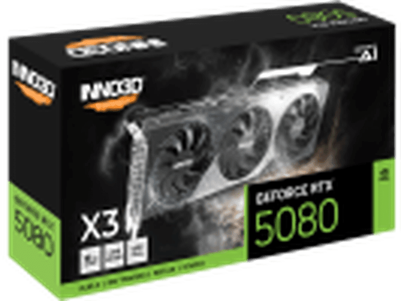 INNO3D GeForce RTX 5080 X3 16GB GDDR7 Graphic Card