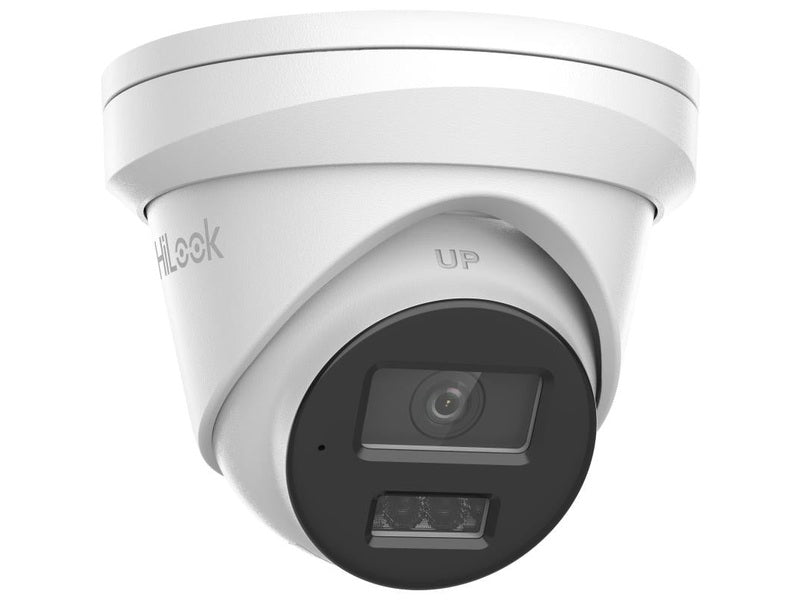 Hikvision HiLook Pro T383H-MU-4mm 8MP Turret Camera, Fixed 4mm, IR 30M, Mic, F1.2 Aperture
