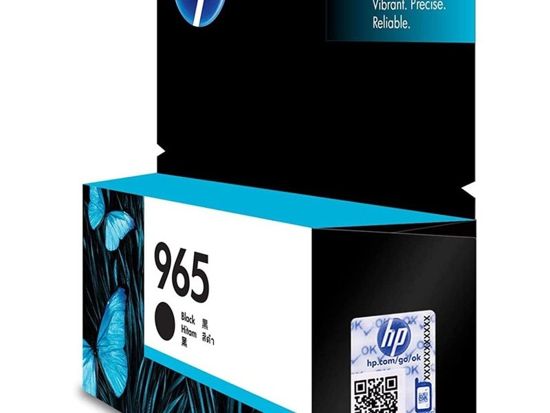 HP 965 Original High Yield Inkjet Ink Cartridge - Black Pack - 1000 Pages