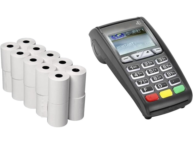Thermal Paper Rolls for EftPOS Terminals 57x38mm 50 ROLLS/BOX