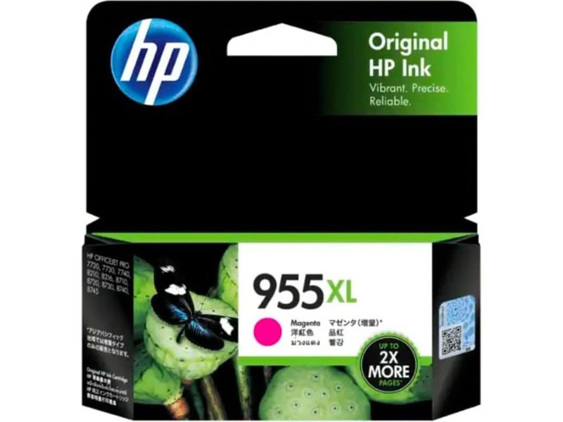 HP 955XL Original High Yield Inkjet Ink Cartridge - Magenta Pack - 1600 Pages