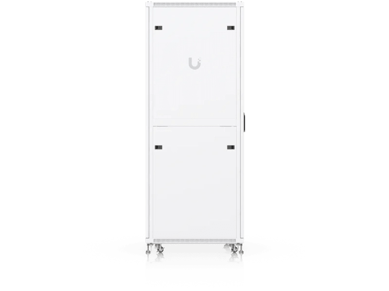 Ubiquiti 42U 600x800mm Fully Assembled Perforated Floor Rack Cabinet, Built-In Fans,Removable Panels,Lockable Casters,Optimal Airflow,Heavy-Duty,Easy Equipment Access
