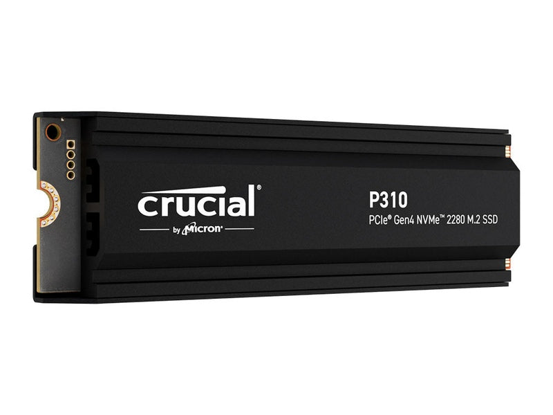 Crucial P310 2TB PCIe Gen4 2280 NVMe M.2 SSD with Heatsink
