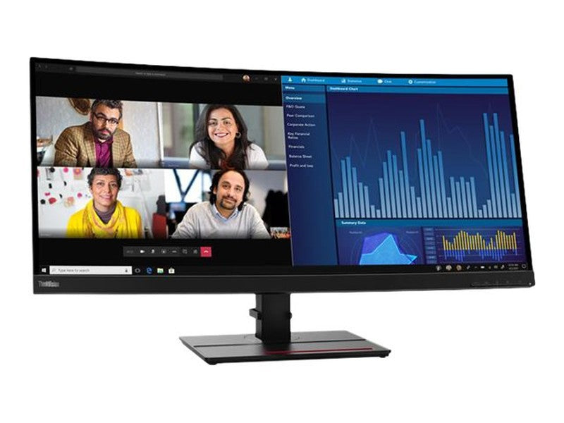 Lenovo 63F2RAR3AU ThinkVision P34w-20 34" 60zHz QHD IPS Business Monitor