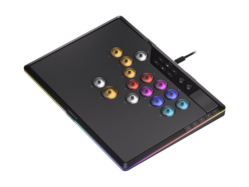 Corsair CH-963B01G-WW NOVABLADE PRO WIRELESS Hall Effect Leverless Fighting Game Controller