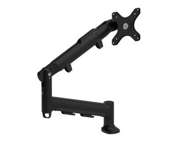 Atdec AWMS-DB-F-B Desk Mount Kit for Monitor - Black - Height Adjustable - 1 Display s Supported - 32" Screen Support - 9kg Load Capacity - VESA 75 x 75, 100 x 100