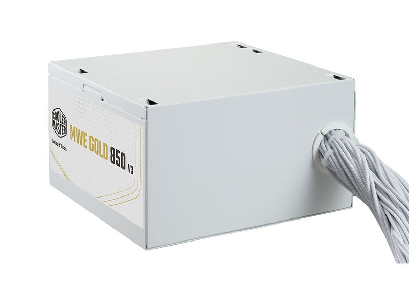 Cooler Master MWE Gold 850W V3, ATX 3.1 Power Supply - White Edition