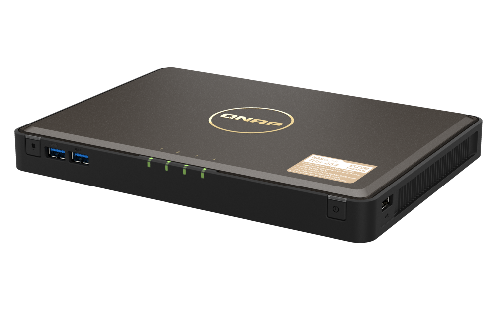 QNAP TBS-464-8G 4-bay M.2 PCIe SSD NASbook