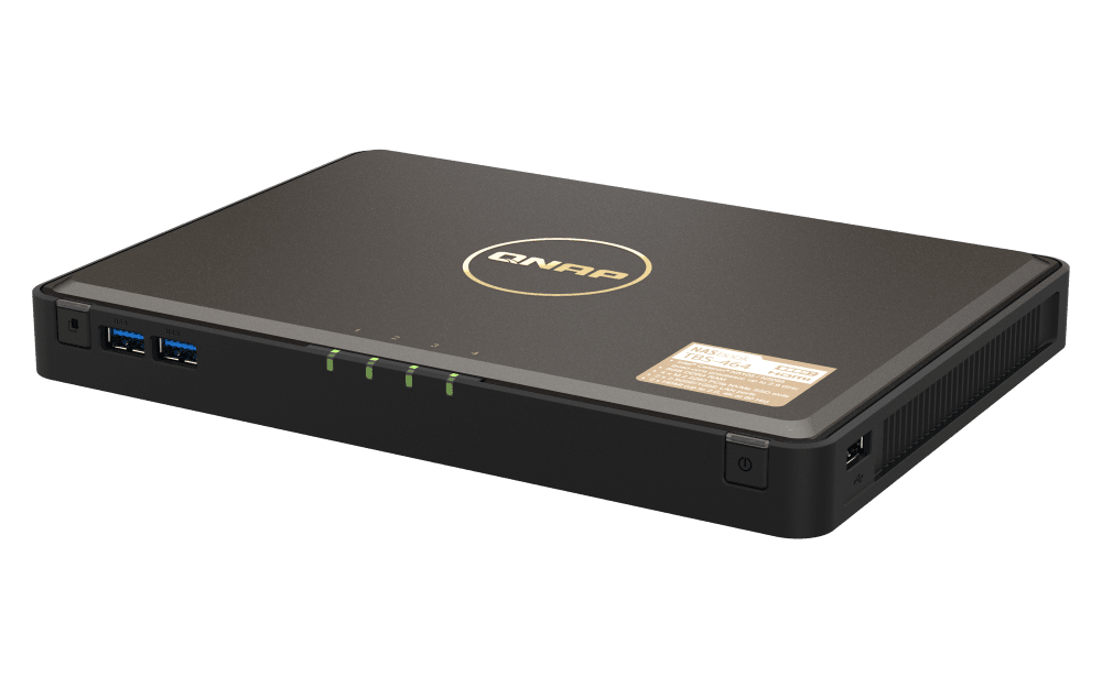 QNAP TBS-464-8G 4-bay M.2 PCIe SSD NASbook