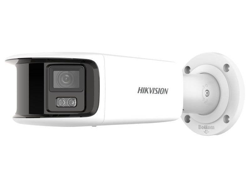 Hikvision ColorVu 2CD2T87G2P-LSU-Sl 8MP Dual Lens Strobe Audio Bullet, 4mm,Mic, 3Yr
