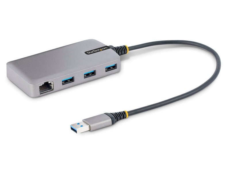StarTech 3-Port USB Hub With Ethernet