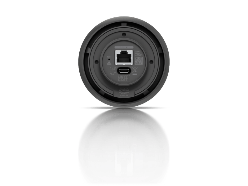 Ubiquiti AI Professional UniFi Protect Indoor/Outdoor 4K PoE Camera, Black, Waterproof IP65, PoE+ Power, Max Power 11W, GbE RJ45 Port,