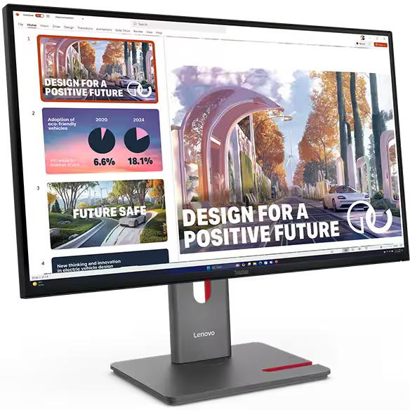 Lenovo ThinkVision P27qd-40 27" 120Hz QHD IPS USB-C Monitor 64B3GAR2AU
